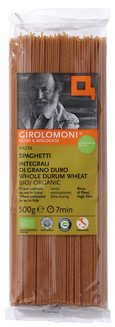ジロロモーニ 全粒粉デュラム小麦 有機スパゲッティ - 13041